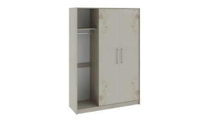 Спальный Гарнитур Мадлен №2 Ясень Шимо/Бежевый Глянец с Рисунком