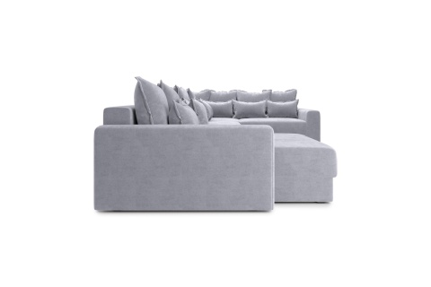 Диван п-образный тик-так Омега серый